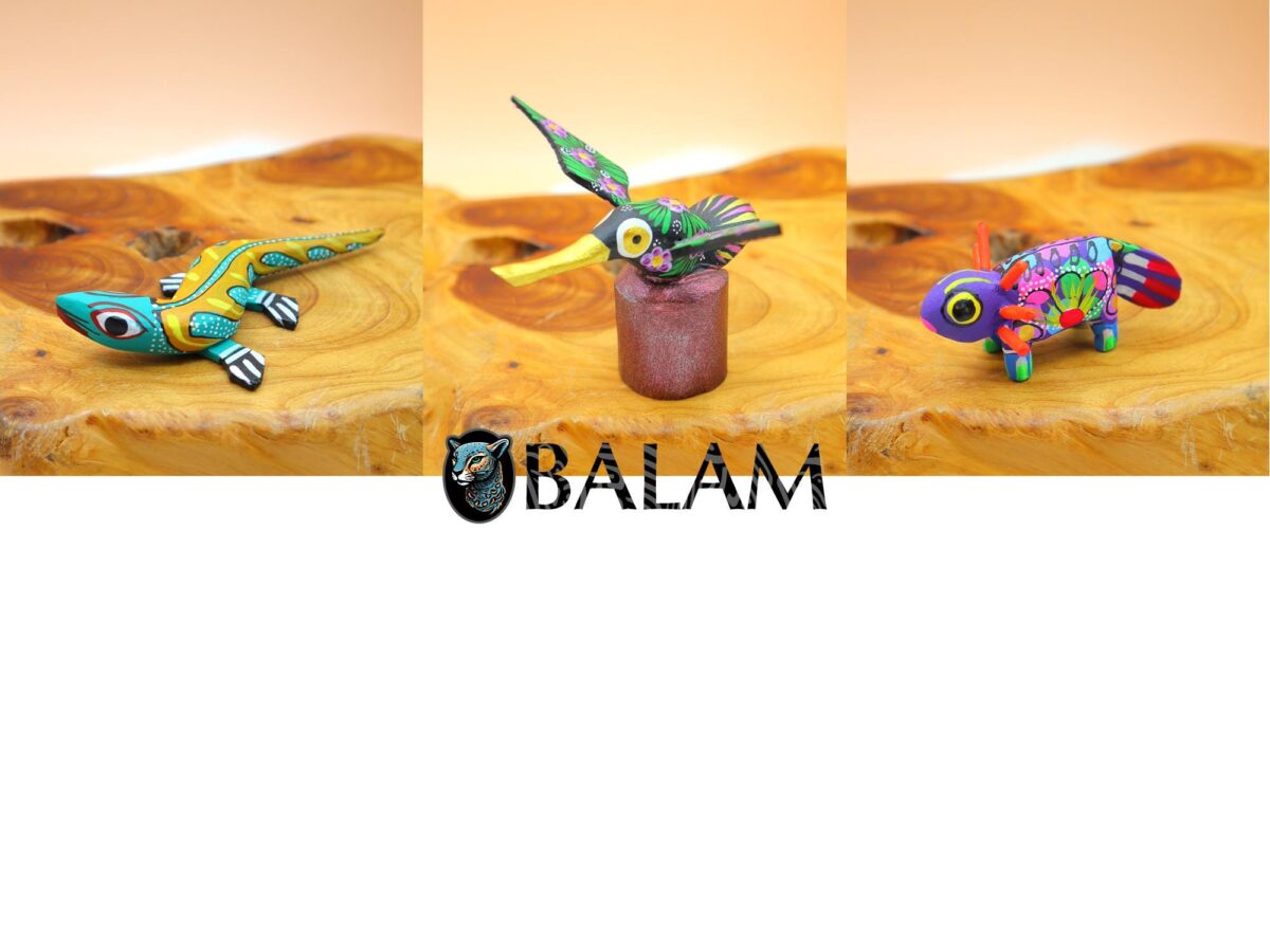 Small alebrije, mini alebrije, Buho alebrije, Doggy, Axolotl, Bunny, Bull, Stingray, snail, Cat, fish Alebrije from Oaxaca, Read description - Image 10