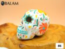 Sugar skull decor, Sugar Skull hand painted, ceramic Sugar skull, Dia de Muertos, Art skull.