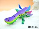Little Ajolote alebrije, Alebrije from Oaxaca, Copal wood sculpture, Alebrije art, cute Axolotl alebrije, Salamander, Cute axolotl alebrije.