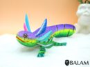 Little Ajolote alebrije, Alebrije from Oaxaca, Copal wood sculpture, Alebrije art, cute Axolotl alebrije, Salamander, Cute axolotl alebrije.