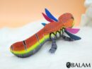 Little Ajolote alebrije, Alebrije from Oaxaca, Copal wood sculpture, Alebrije art, cute Axolotl alebrije, Salamander, Cute axolotl alebrije.
