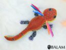 Little Ajolote alebrije, Alebrije from Oaxaca, Copal wood sculpture, Alebrije art, cute Axolotl alebrije, Salamander, Cute axolotl alebrije.