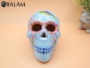 Sugar skull decor, Sugar Skull hand painted, ceramic Sugar skull, Dia de Muertos, Art skull.
