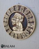 Resin Mayan Calendar Wall Art, Calendario Maya, Ceremonies Mayan, Priest Mayan wall art.