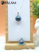 Angel Caller, Harmony ball, Chime bell pendant, 21 mm pendant (Medium), 925 silver. Mayan Aztec Calendar. Read Description