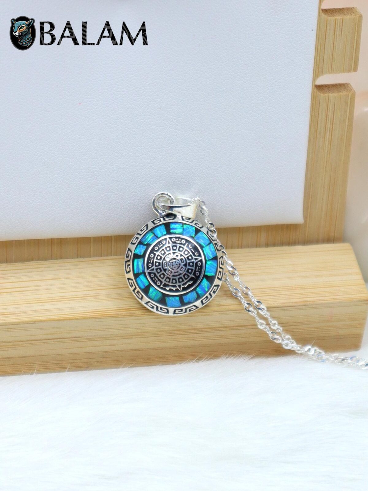 Angel Caller, Harmony ball, Chime bell pendant, 21 mm pendant (Medium), 925 silver. Mayan Aztec Calendar. Read Description - Image 4