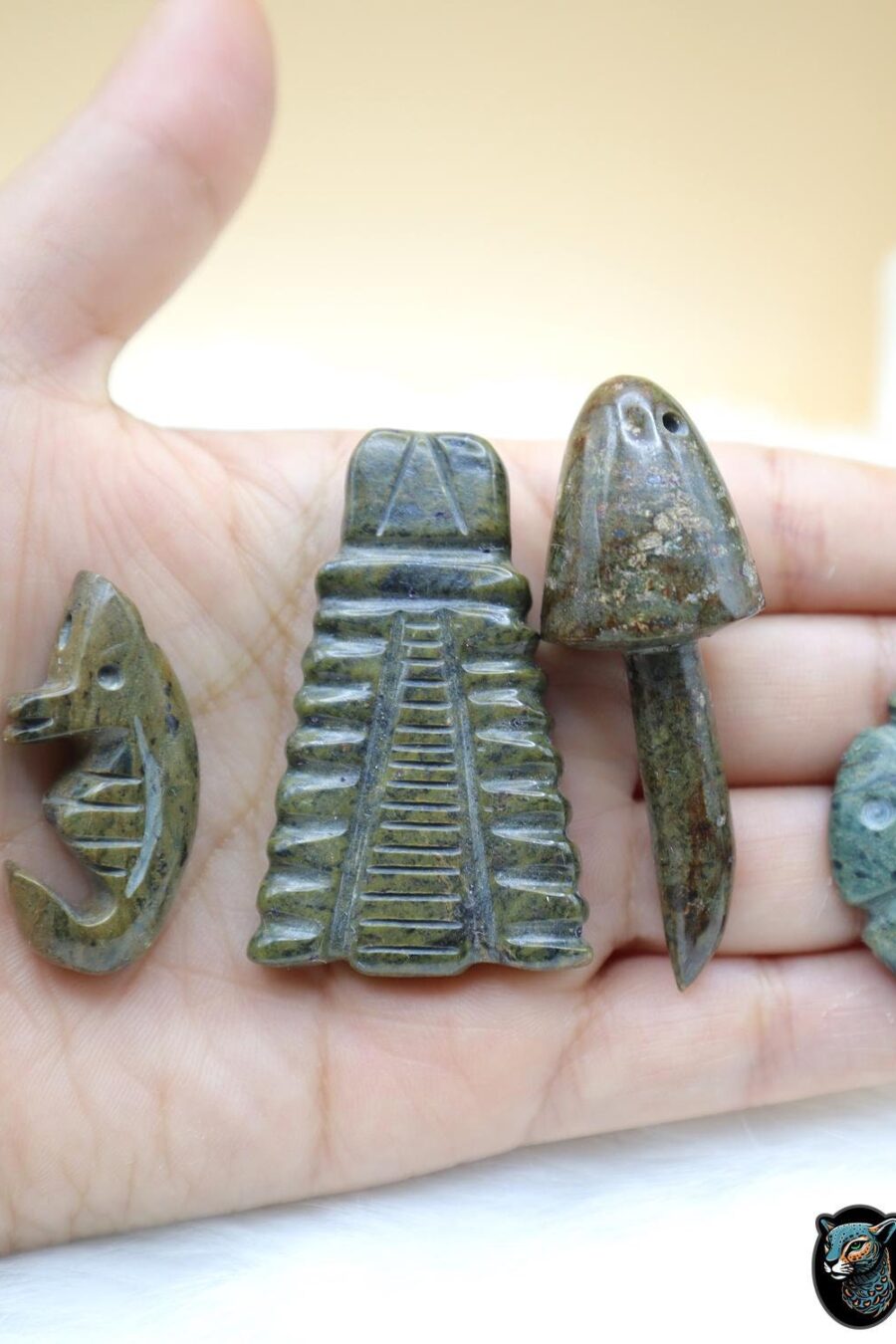 Ceremonial Jade Pendants, Mayan Jade, carved stone pendant, Jade necklaces, Aztec necklace, Mayan Pendant, LOT of Pendants. Read description