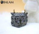 Jaguar warrior, Jade pendant, Carved artwork, Guerrero jaguar. Serpentine mask. Read Description