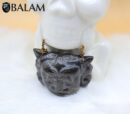 Jaguar warrior, Jade pendant, Carved artwork, Guerrero jaguar. Serpentine mask. Read Description