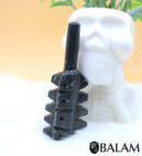Macuahuitl pendant, Aztec weapon, green jade pendant, Ceremonial Necklace, Jade Necklace. Aztec god. Read Description
