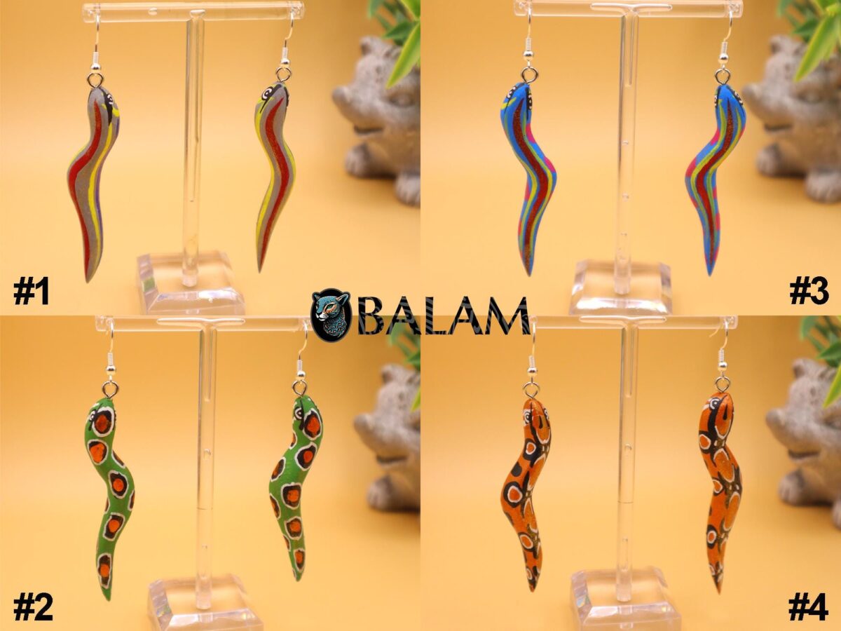 PREMIUM Alebrije Earrings, mini alebrije, armadillo, Axolotl, Bunny, turtle, Cat. Silver-plated hook. Read description - Image 7