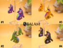 PREMIUM Alebrije Earrings, mini alebrije, armadillo, Hummingbird, Bunny, Coyote, Cat. Silver-plated hook. Read description