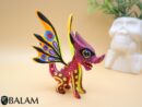 Dragon Alebrije, Alebrije from Oaxaca, alebrije, Copal wood sculpture, Wood Art, Alebrije art, magical creature.