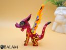 Dragon Alebrije, Alebrije from Oaxaca, alebrije, Copal wood sculpture, Wood Art, Alebrije art, magical creature.