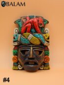 Mayan Aztec Warrior Mask, Wall art, Duality mask, jaguar mask, Warrior mask, Mayan art craft, Art collection, Wall decor.