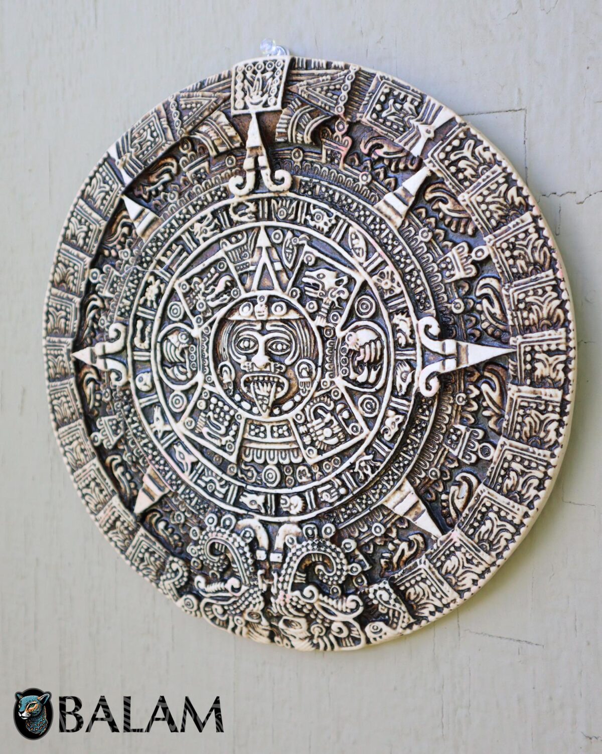 Resin Aztec Calendar Wall Art, Calendario Azteca, Sacrificio Maya, Mayan Sacrifice wall art. - Image 2