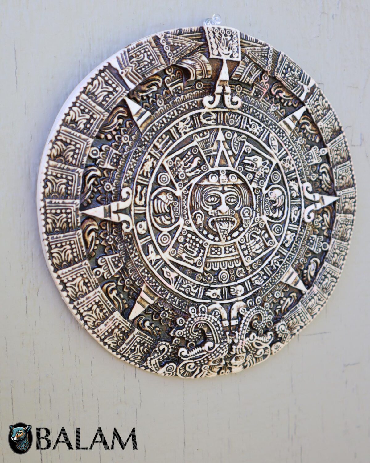 Resin Aztec Calendar Wall Art, Calendario Azteca, Sacrificio Maya, Mayan Sacrifice wall art. - Image 3