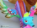Playful Doggy, Playful Dante, Xoloitzcuintle Alebrije, Wood copal sculpture, Dog Alebrije, Dog with wings, Cute puppy, Alebrije Oaxaca art