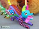 Playful Doggy, Playful Dante, Xoloitzcuintle Alebrije, Wood copal sculpture, Dog Alebrije, Dog with wings, Cute puppy, Alebrije Oaxaca art